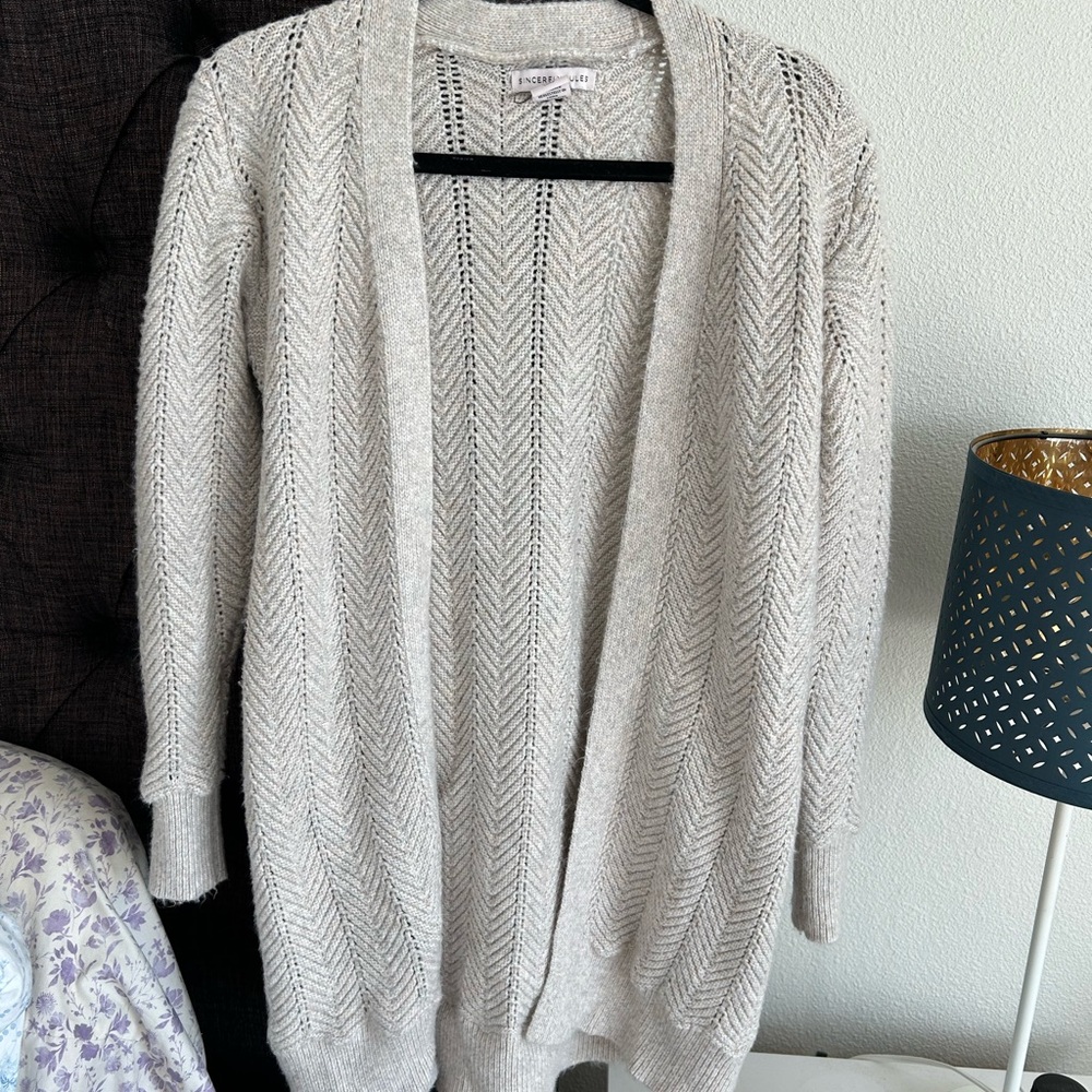 Sincerely Jules Elegant Cream Cardigan